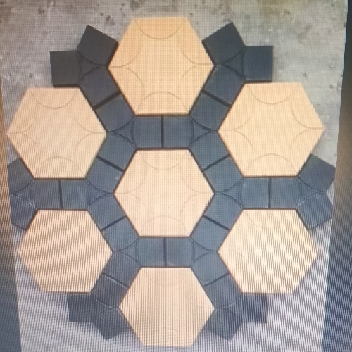 Rubber Molded paver Block