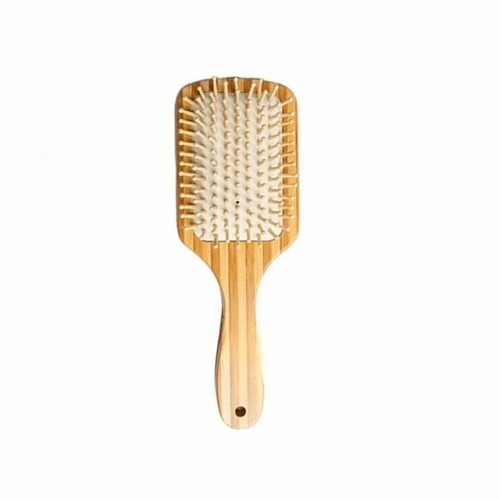 Square Bamboo Paddle Hairbrush