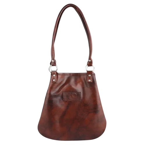 Brown Rexine Tote Bag