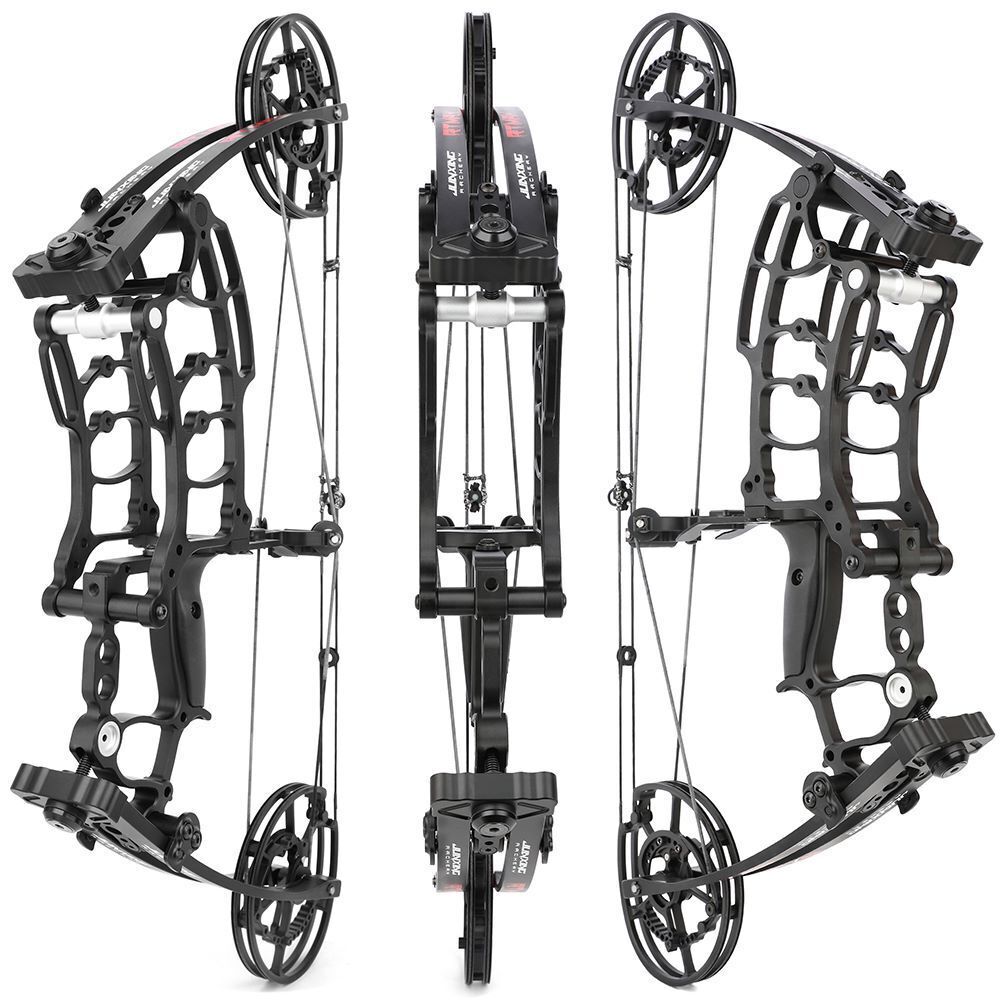 Compound Bow Short Axis 40-70lbs Hunting Fishing Right Left Hand Shooting Archery IBO Speed 320fps