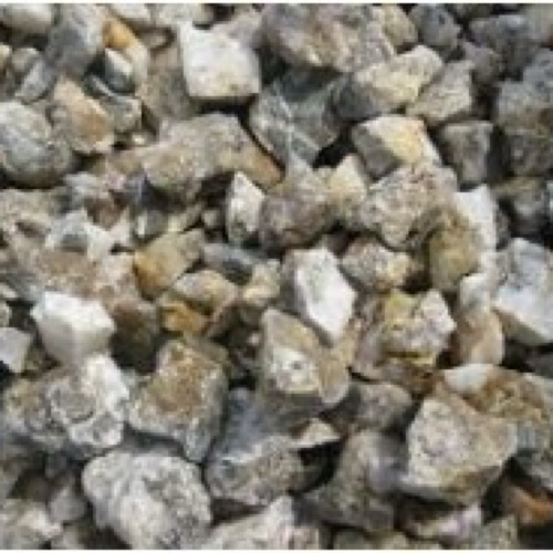 Fluorspar Lump - Natural Mineral Gray to Beige Smooth Texture | Durable Heat and Chemical Resistant Versatile Use