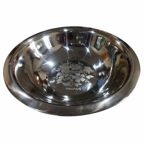 Stainless Steel Besan Bowl 