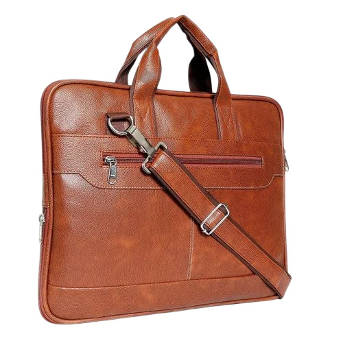 Unisex Tan Laptop Bag