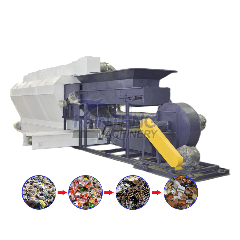 Urban Landfill Air Screening Machine Underground Garbage Classification Equipment - Capacity: 50 T/Hr