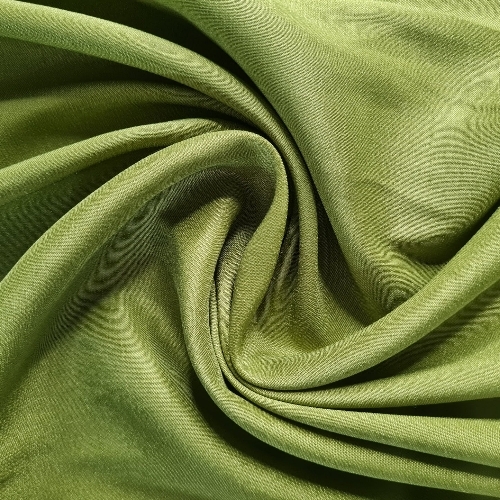 Green Plain Silk Fabric