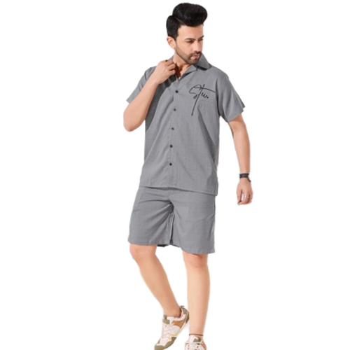 Mens Shirt and Short Set