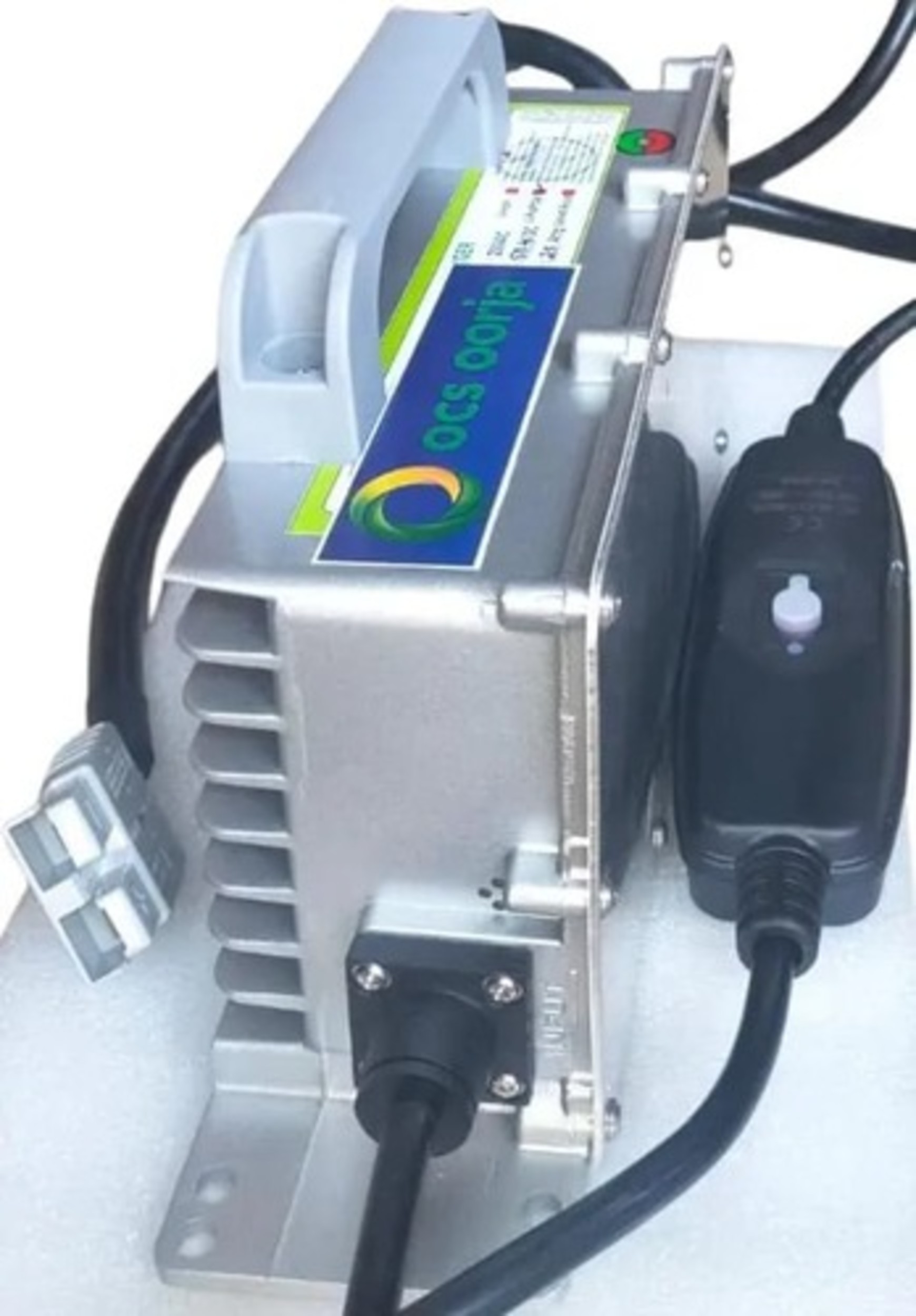 OCS OORJA 51.2V 25A Smart Charger for E-Rickshaw (RCD + CAN) - Built-in Fan Cooling, Wall-Mountable, High Conversion Efficiency, Heavy Duty Battery Charger