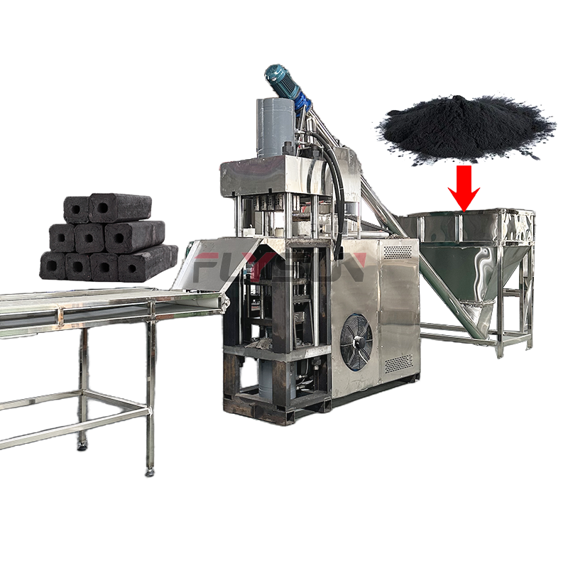 Popular Cube Hydraulic Shisha Charcoal Briquette Press Machines - Briquette Size: Customizable