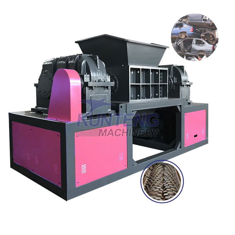Waste Aluminum Shredder Double-Shaft Scrap Metal Shredder Industrial Waste Shredder - Capacity: Customized T/Hr