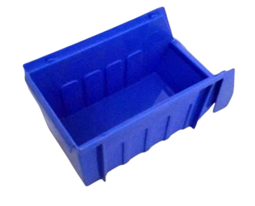 Blue Plastic Storage Bin