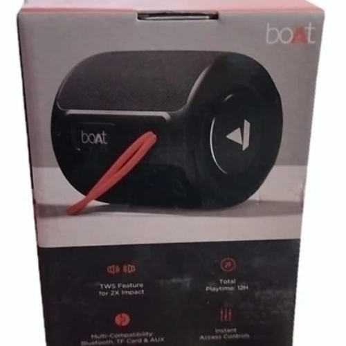 Boat Portable Bluetooth Speaker - Color: Black