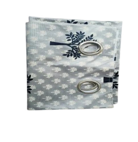 Grey Printed Door Curtain