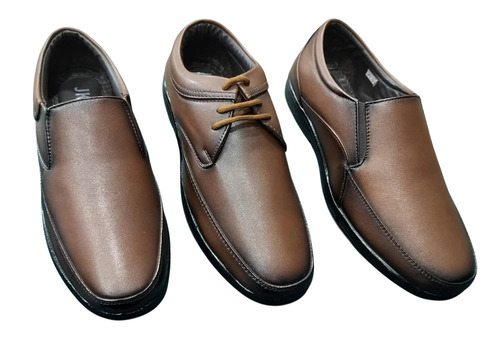 Men Formal Shoes - Color: Brown