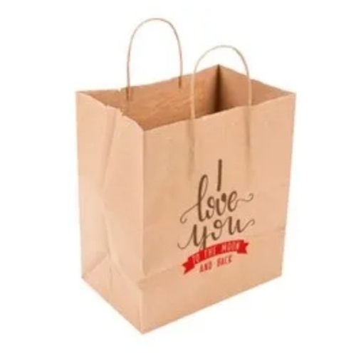 Printed Kraft Paper Carry Bag