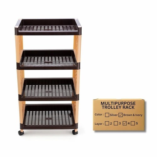 Wheels 4 Layer Brown Ivory