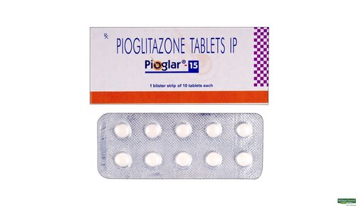 Pioglitazone 15 Mg Tablets - Feature: Used Once Daily To Treat Type 2 Diabetes Mellitus In Adults