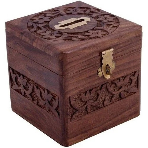 Wooden Coin Box