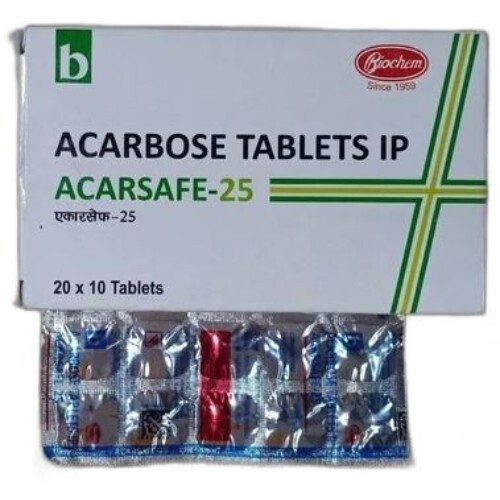 Acarbose Tablets 25 Mg - Feature: Used To Treat Type 2 Diabetes Mellitus