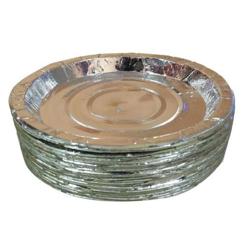 Food Safe Silver Disposable Plate