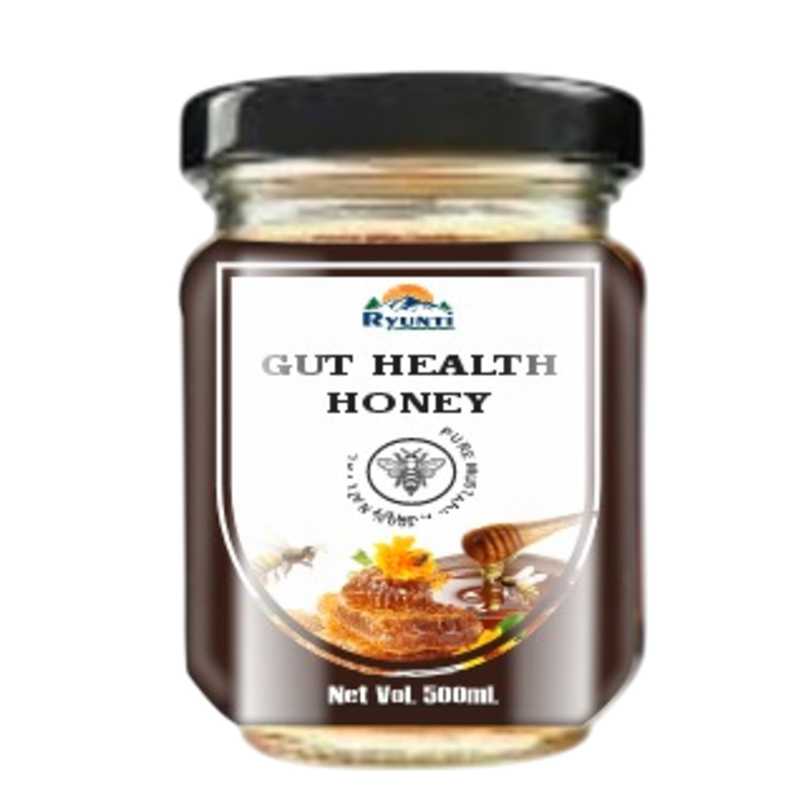 Gut Health Honey 500Ml - Additives: No Preservatives & Chemical Free