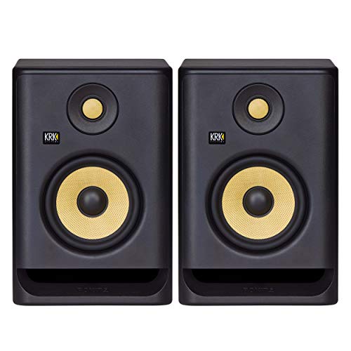Krk Rokit 5 G4 Wired Powered Studio Monitors Subwoofer Pair