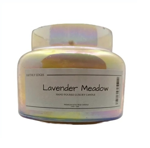 Lavender Meadow Scented Soy Wax Jar Candle