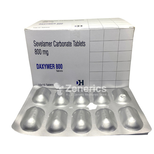 Sevelamer Tablets 800 Mg - Feature: Used To Control High Phosphate (Hyperphosphatemia) Levels In The Blood