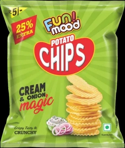 Cream And Onion Potato Chips