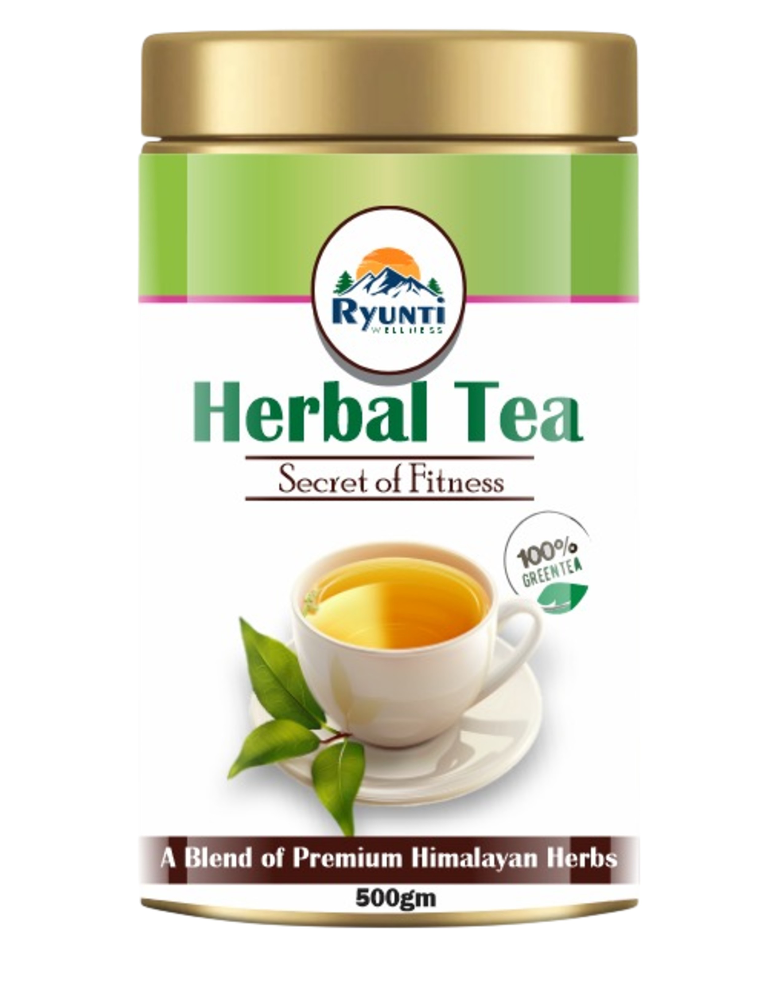 Herbal Tea 500Gm - Caffeine (%): Caffeine Free Grams (G)