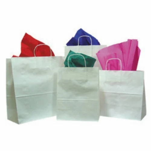 Plain White Paper Bag