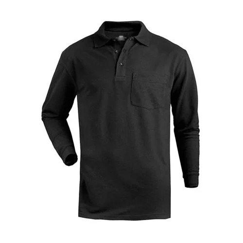 Polo Neck Full Sleeve T Shirt