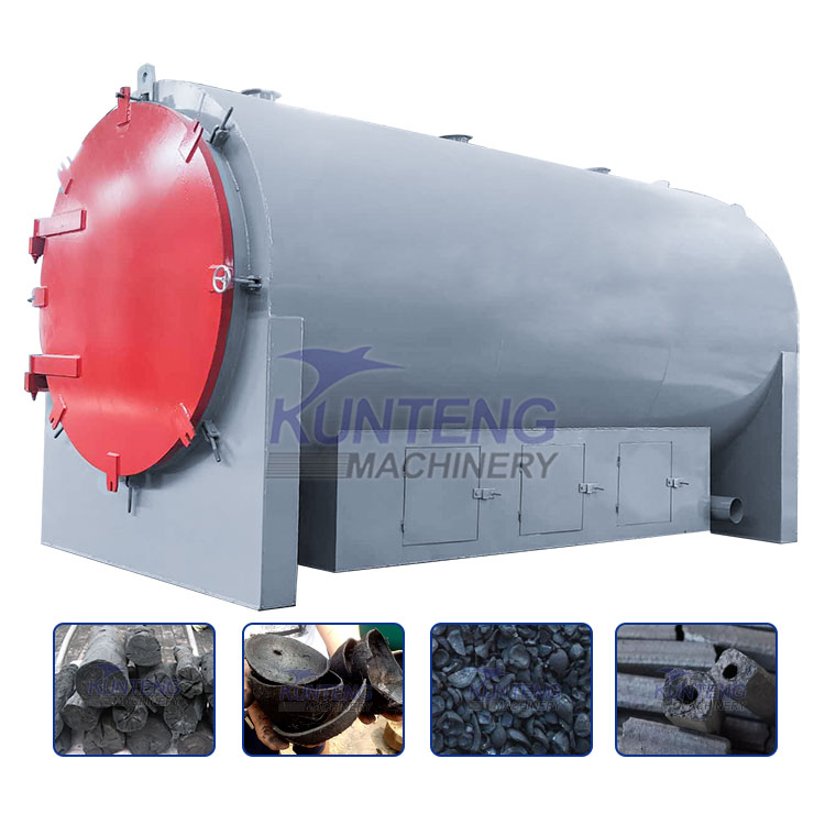 Bamboo Strip Carbonization Furnace Rice Husk And Palm Shell Carbonization Furnace - Application: Wood