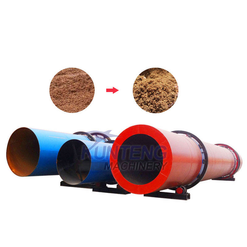 Industrial Ore Sand Sludge Dryer Lees Residue Drum Dryer - Color: Customizable