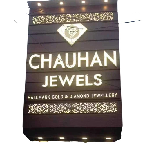 Jewellery Shop Led Sign Board - Features: Durable
