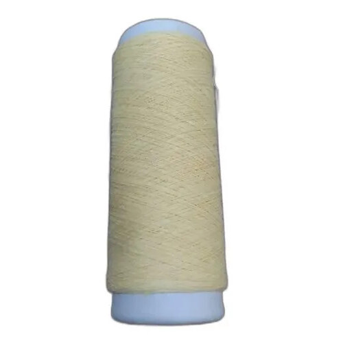 Light Yellow Dyed Cotton Yarn