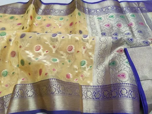 Organza Saree - Design: Weaving