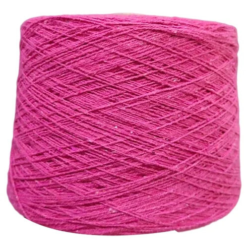 Pink Melange Cotton Yarn