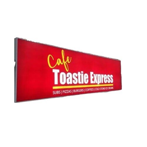 Red 3D Vinyl Glow Sign Board