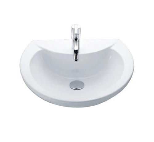 Semi Recessed Counter Wash Basin