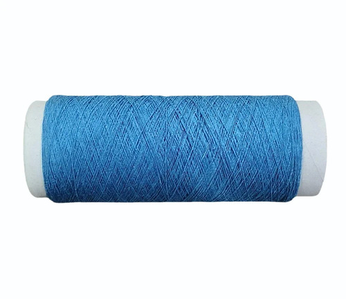 Teal Blue Dyed Cotton Yarn