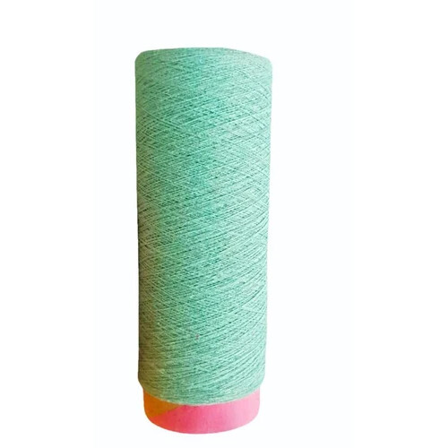 10s Pista Green Cotton Yarn - 1 Ply Ring Spun, Grindle Yarn, 40 Lea | Washable, Dyed, For Garments & Home Textiles