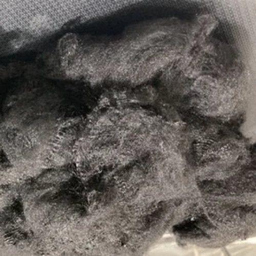 3.0 Denier Black Polyester Staple Fibre