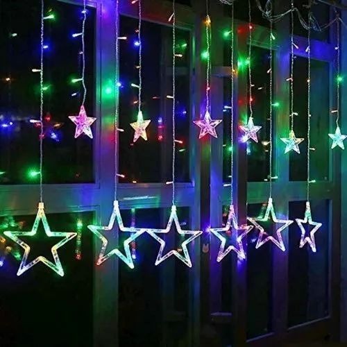 Star Shaped Led Curtain Lights