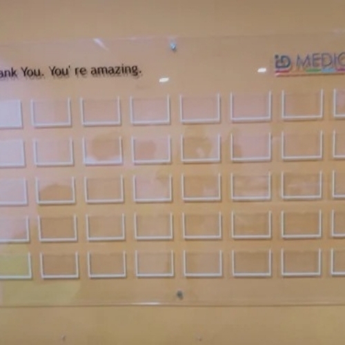 Acrylic Notice Board