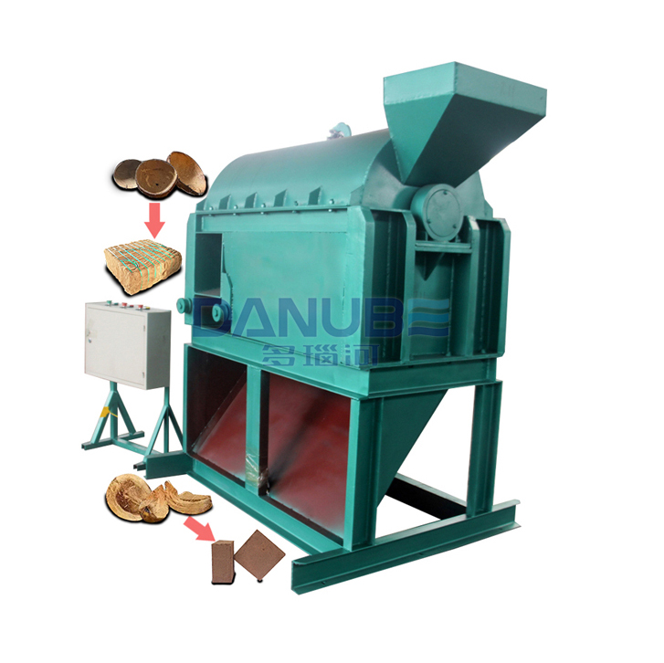 Coconut Husk Shredder Machine Coconut Dehusking Machine Coconut Fiber Processing Machine - Color: Customized