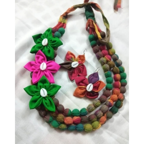 Cotton Fabric Necklace