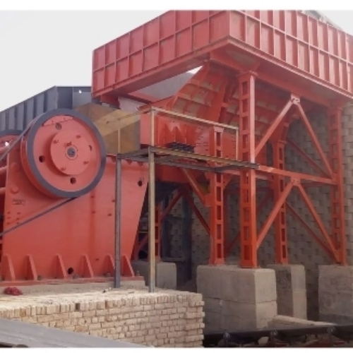 Mild Steel Two Stage Stone Crusher Machine