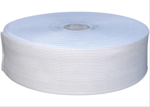 Polyester Elastic Tape - Color: White