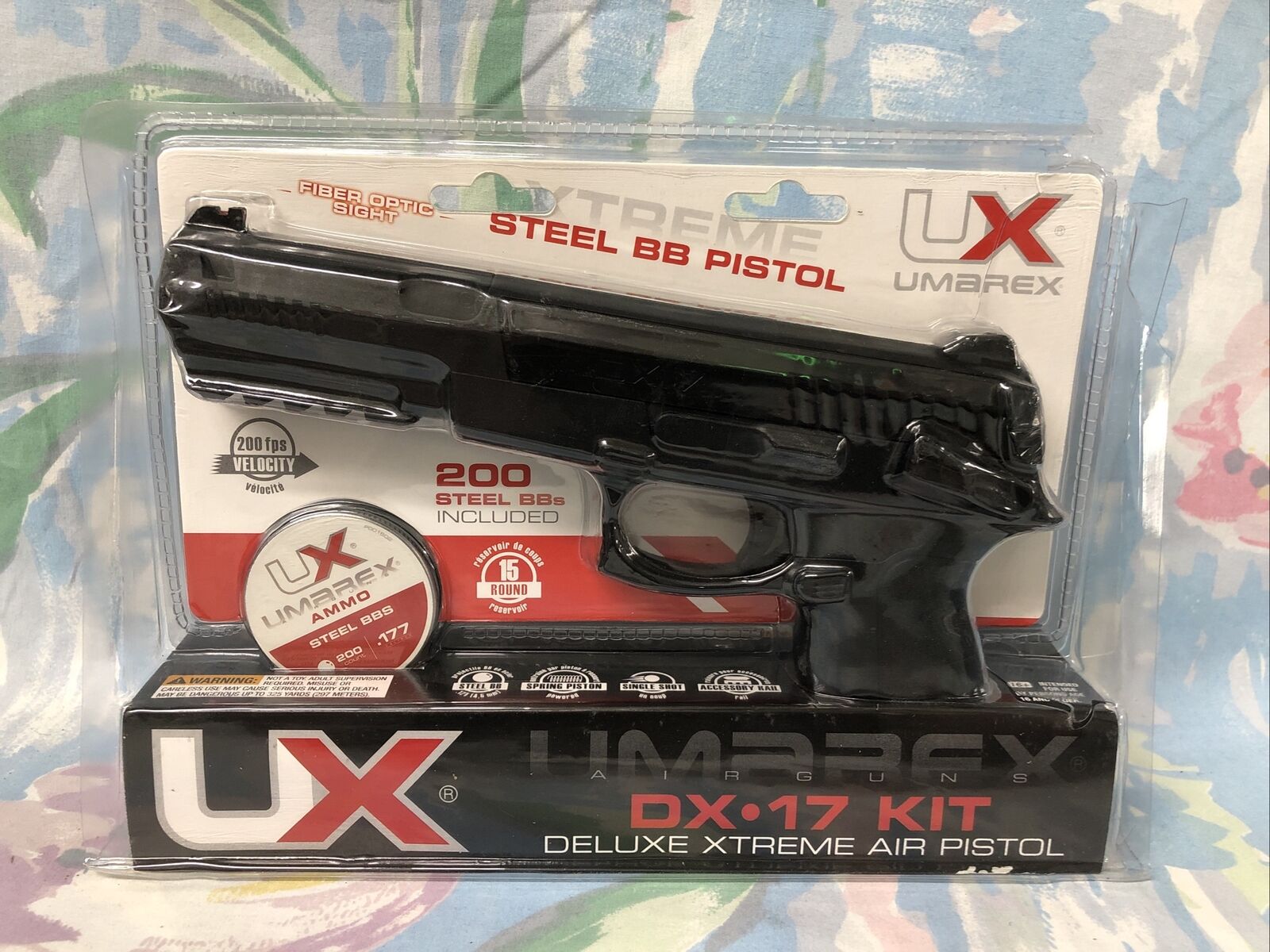 Umarex DX17 - .177 Pellet & 4.5mm BB Air Pistol Includes 200 Steel BBs