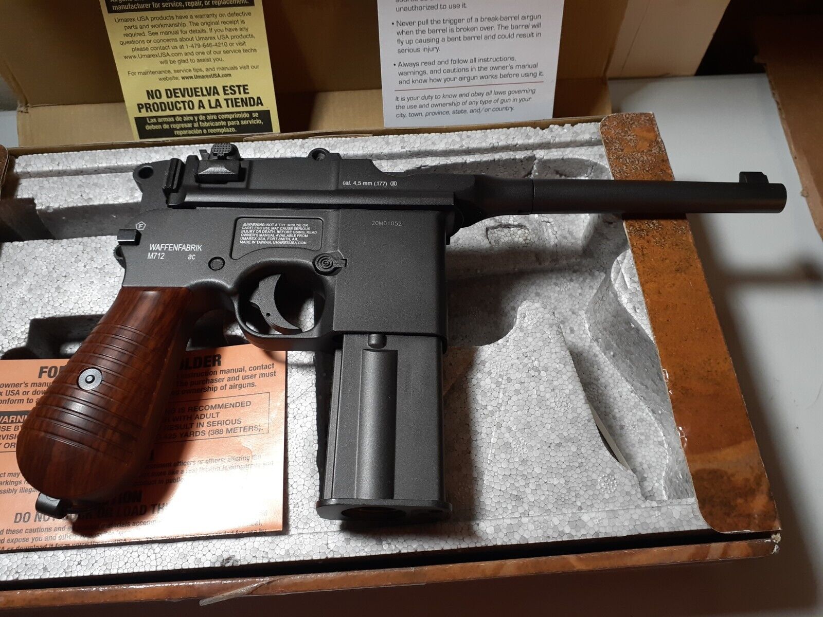 Umarex Legends M712 Blowback Automatic .177 Caliber Bb Gun Air Pis.Tol - Weight: 5  Kilograms (Kg)